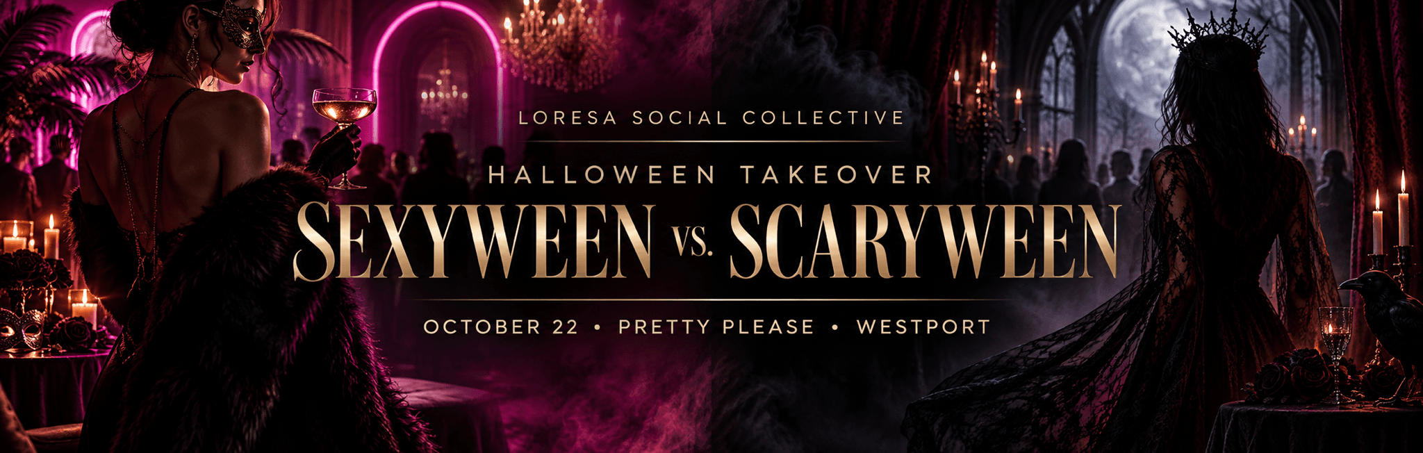 Halloween Takeover: Sexyween vs. Scaryween. October 22, Pretty Please, Westport.